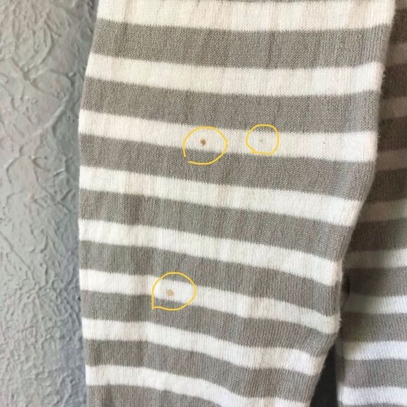 Banana Republic Taupe/Off White Striped Sweater XS - Picture 6 of 6